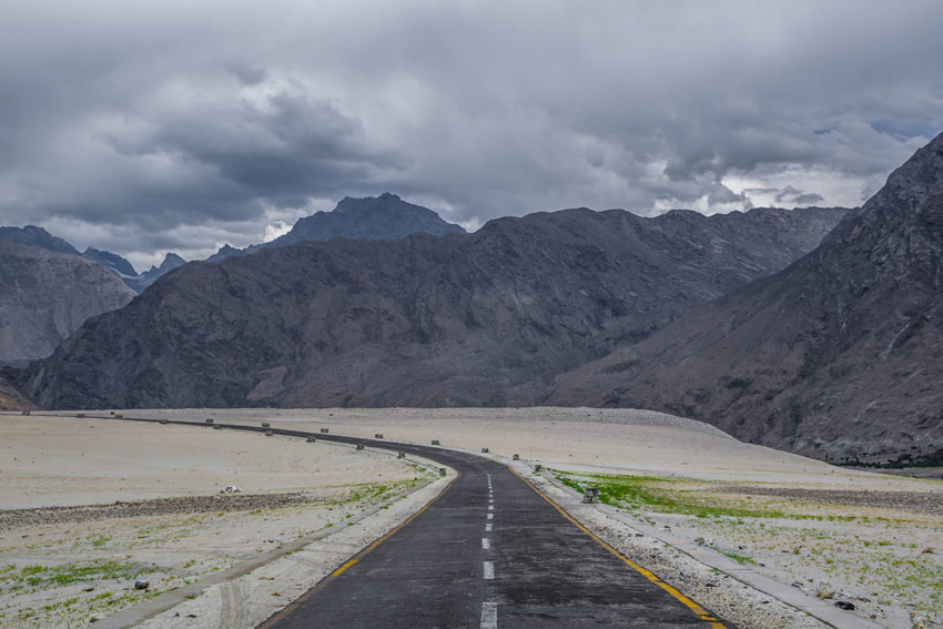 mountain pass in Gilgit, Pakistan