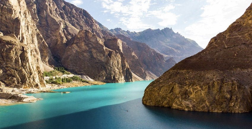 attabad lake in gilgit, Pakistan