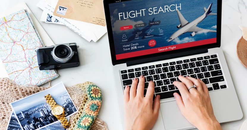 Booking airplane tickets online
