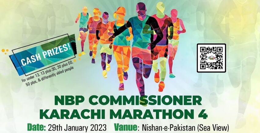 NBP Commissioner Karachi Marathon 4 Poster