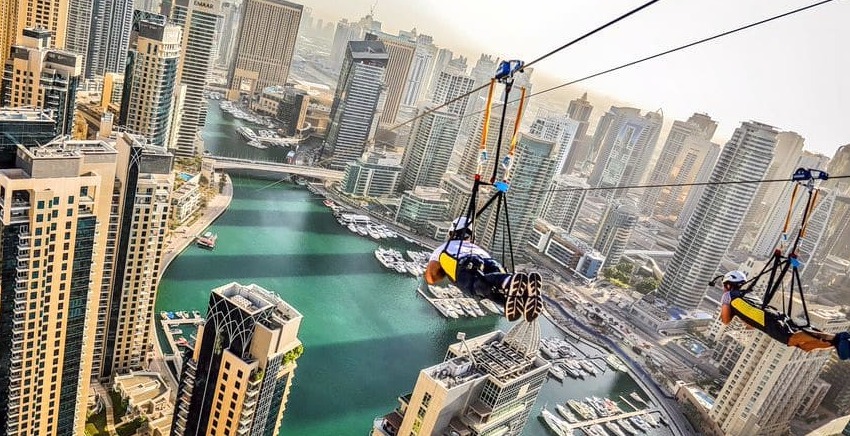 Take flight on the XLine Dubai Marina